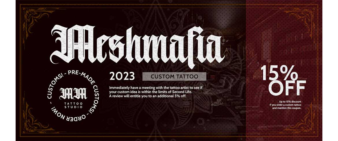 Meshmafia coupon code for 15% off